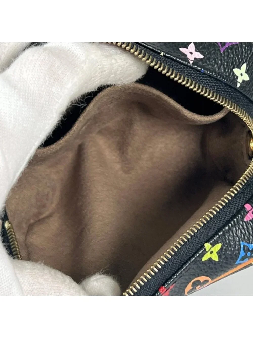 Louis Vuitton Pouch Trousse Wapiti Monogram Multicolor Gold